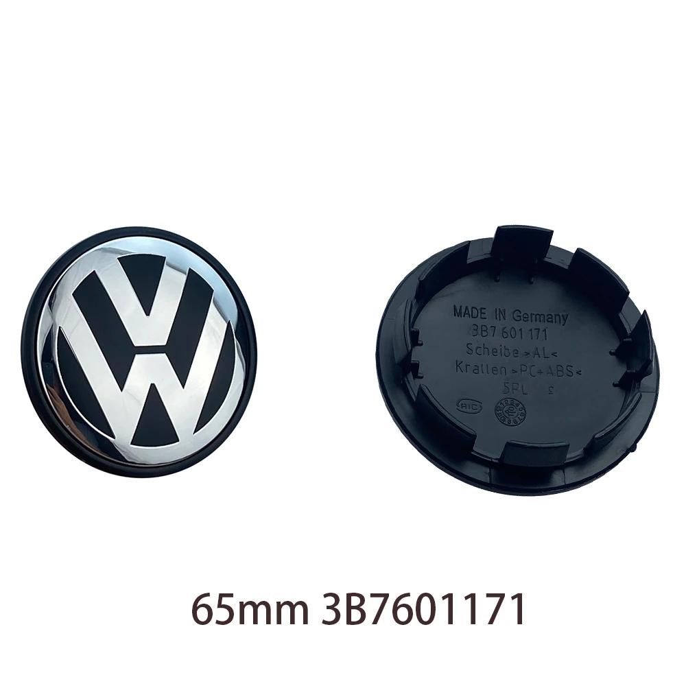 For VW Volkswagen Jetta MK5 Golf 4PCS 55mm/60mm/63mm/65mm/Car Styling Wheel Center Cap Hub Covers Badge Accessories For VW Volks