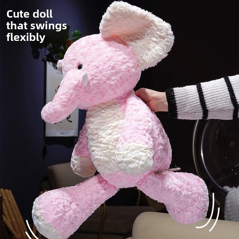 Series Plush Elephant Toy With Soft Polyester Filling For Childrens Comfort And Gift