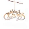 Golden Translucent Christmas Snowflake Pendant Crystal Prism Wreath Elk Deer Ornaments  Home