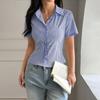 Womens Spring Tops Button Down Blouse Summer Shirts for Women Casual Collared Womens Summer Shirts Fashion Style