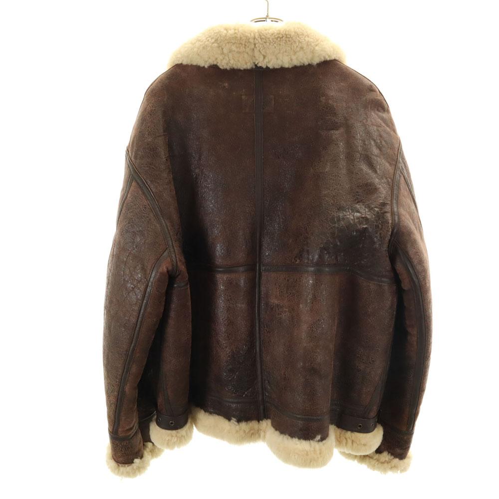 prms B-3 Mouton Flight jacket 3L Brown Biggs Men's Used