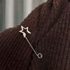 Adjustable Retro Large Pins Fixed Needle Clothing Metal Safety Pins Lapel Pin  Hat Coat Accessory
