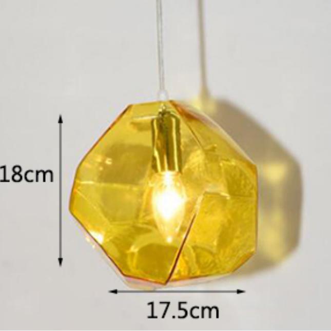 Moderne kreative unregelmäßige Glas Kronleuchter LED Küche Wohnzimmer Restaurant Bar Theke Hotel Loft Bekleidungsgeschäft Beleuchtung