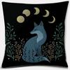 Moon and Star Pattern Pillowcase Office Living Room Home Pillowcase Car Ornaments