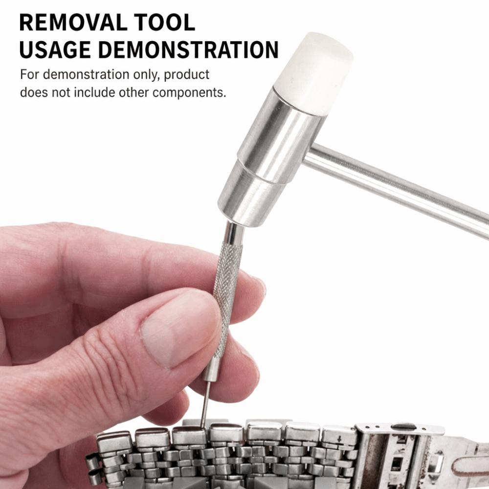 Multi-size Watch Repair Hammer Rubber & Metal Dual Head Hammer Handcraft Hammer Fine Manual Work