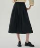 Deuloupisumeon Ella Pleated Long Flare Skirt [Ivory]