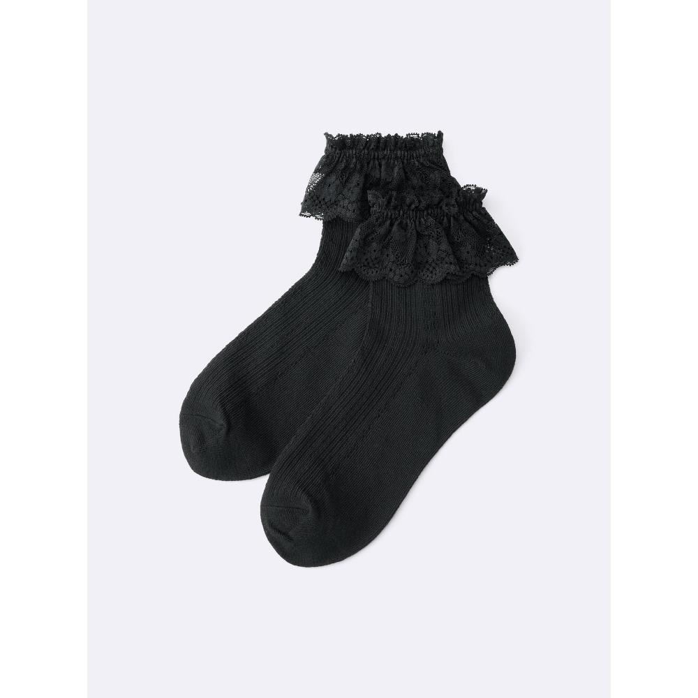 Gu Ankle Socks  Lace Frill 