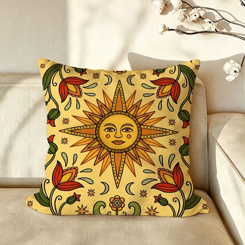 Art NNordic MMidsummer FFestival Cushion Cover Pillow Case Antidustmite Pillowcase Silky Short Plush Sofa Cushion Cover hot