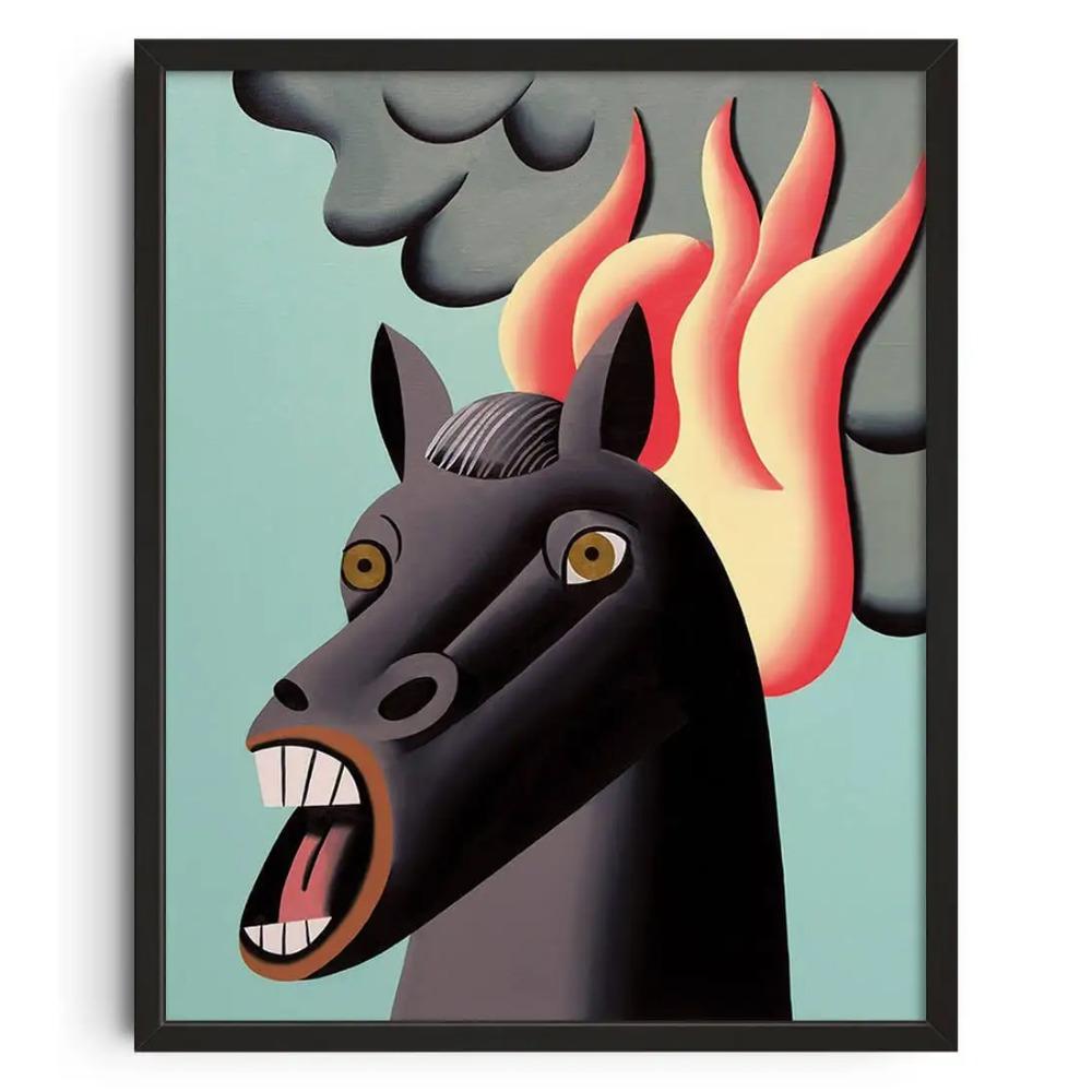 Retro Abstract Canvas Print Vintage Classic Posters Mid Century Wall Art Canvas Painting Living Room Bedroom Home Decoration