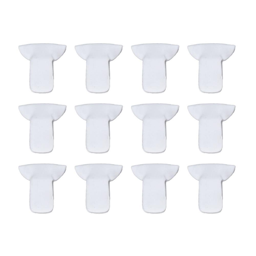 12pcs Metal and Foam Duvet Clips Compact Size Blanket Fasteners Padded Comforter Clips  For Bedding