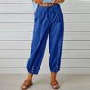 Loose Nine-Inch Pants and Wide-Leg Pants Pure Color Loose Cropped Pants Loose Pants
