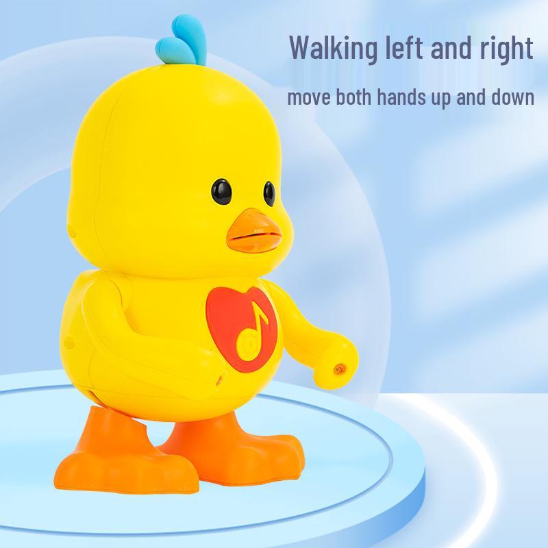 Dancing Cute Duck Electronic Music Light-Up Toy - Same Style As Douyin