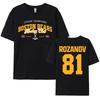 81 Rozanov Boston Bears Merch Women Men Tshirt Heated Rivalry TV Graphic Print Tshirts Short Sleeve Oneck Summer T Shirt Tops