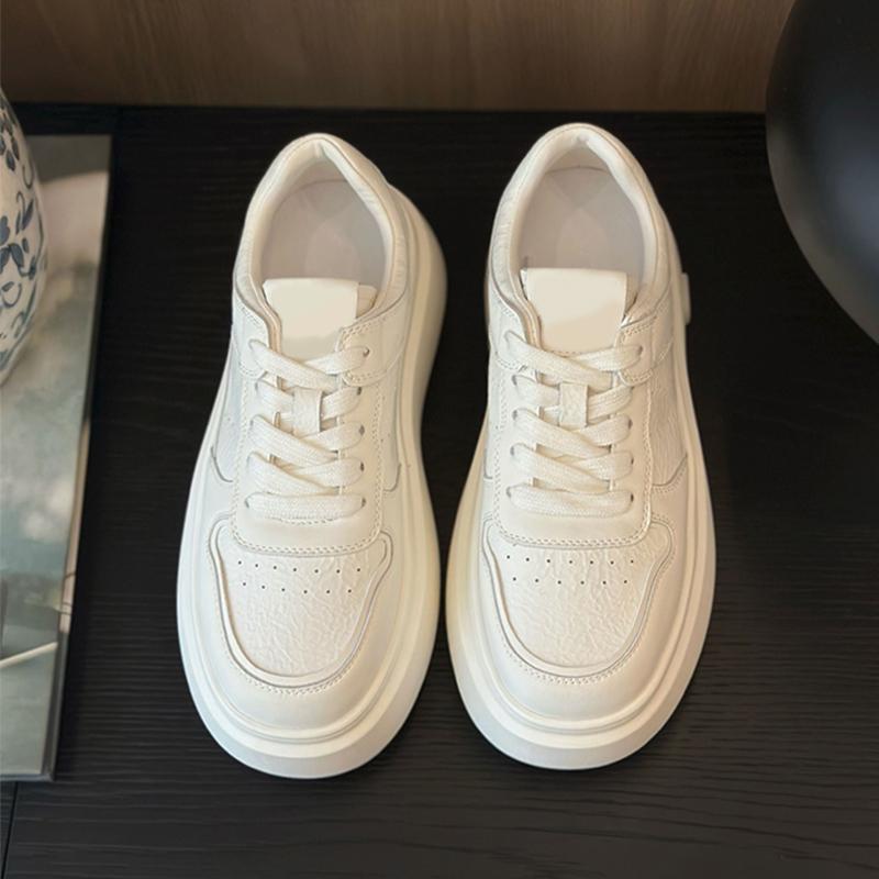 Fashion Casual Fashion Women's Shoes 2024 New Trendy Women's Sports Shoes Thick-soled Sneakers Increased Rubber Women's Minimalist Shoes