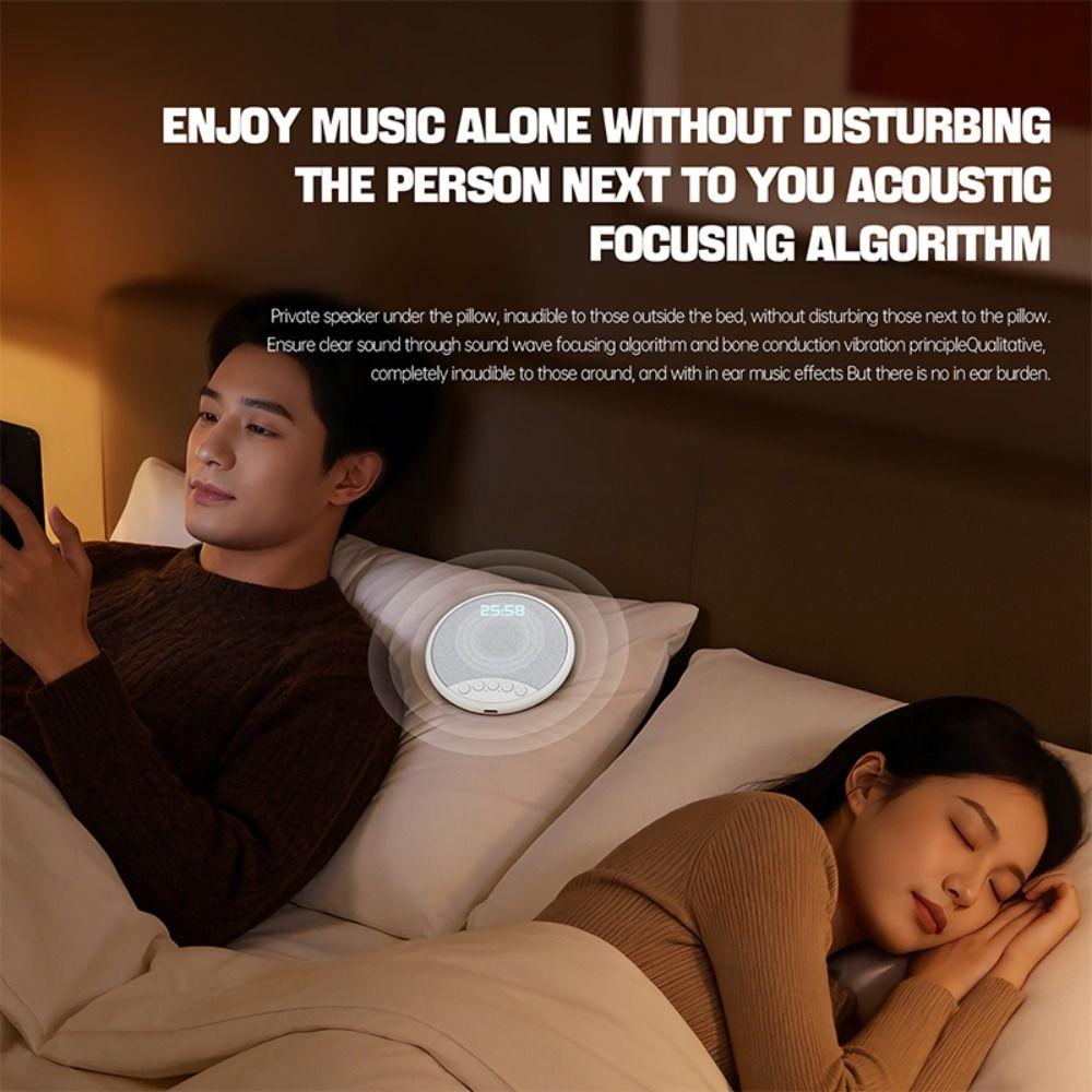 Timed Shutdown Pillow Speaker Ultra Thin White Noise Speaker Sleeping Bluetooth Speaker  Sleep Aid