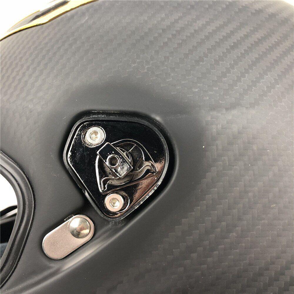 A Pair of Pivot Kit Base Plate Visor Mechanism For Pista GP R GP RR Corsa Helmet