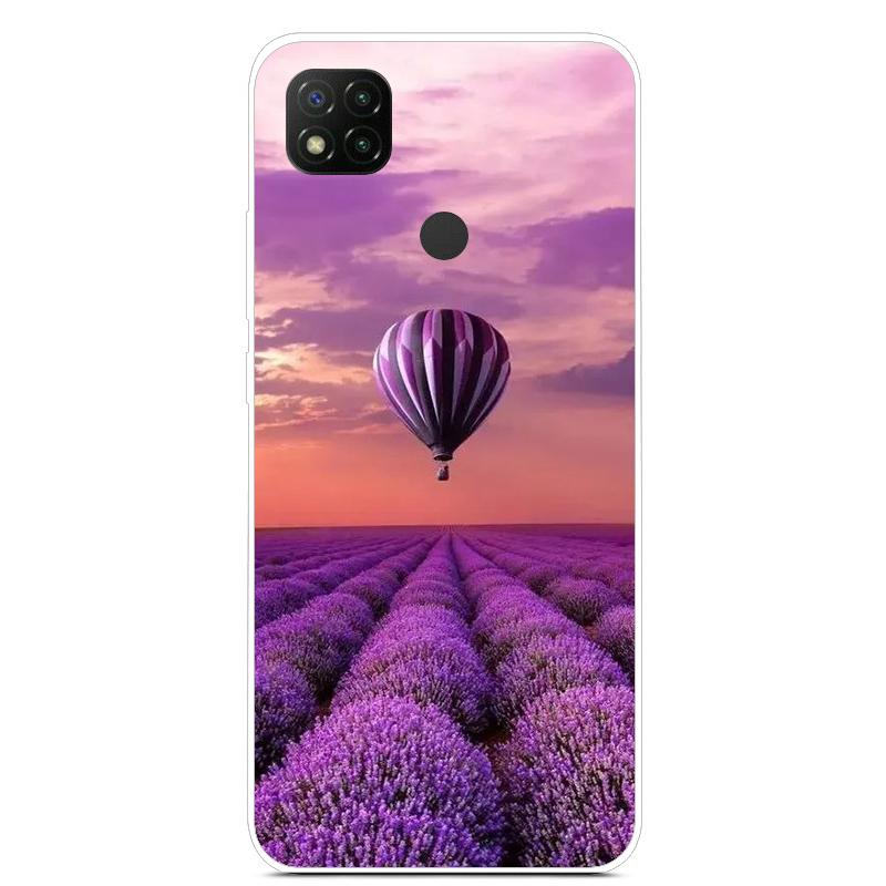 Cute Art Line Daisy Case For Xiaomi Redmi 9C Phone Case Slim Tpu Back Cover For Xiaomi Redmi 9C 9 C NFC Funda PocoC3 Soft Bumper