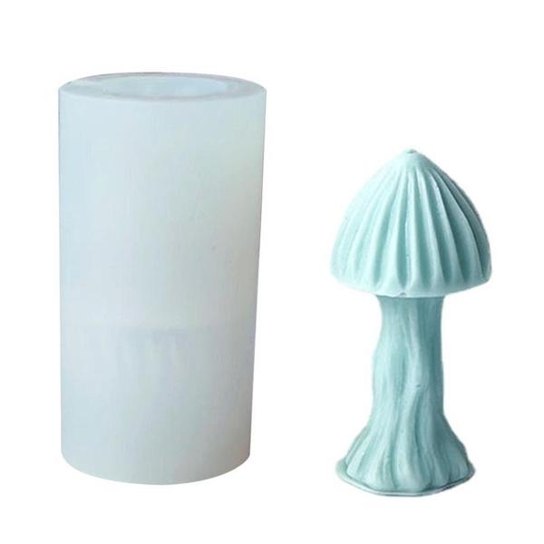 1 Stück 6/7,8/10CM Pilzform Silikonform 3D Pilz Resin Silikonform für DIY Gips Backform Gelee Fondant Dekore