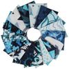 Soimoi 16 Pc Fat Quarter Bundle,  Abstract  Print 18"x 22"  DIY Patchwork-  100   Cotton  Pre-Cut Quilting Fabric Aqua