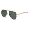 1/2pcs Retro Square Sunglasses Metal Double Bridges Pilot Women Glasses Fashion Punk Men Dark Green Shades UV400 Sun Glasses