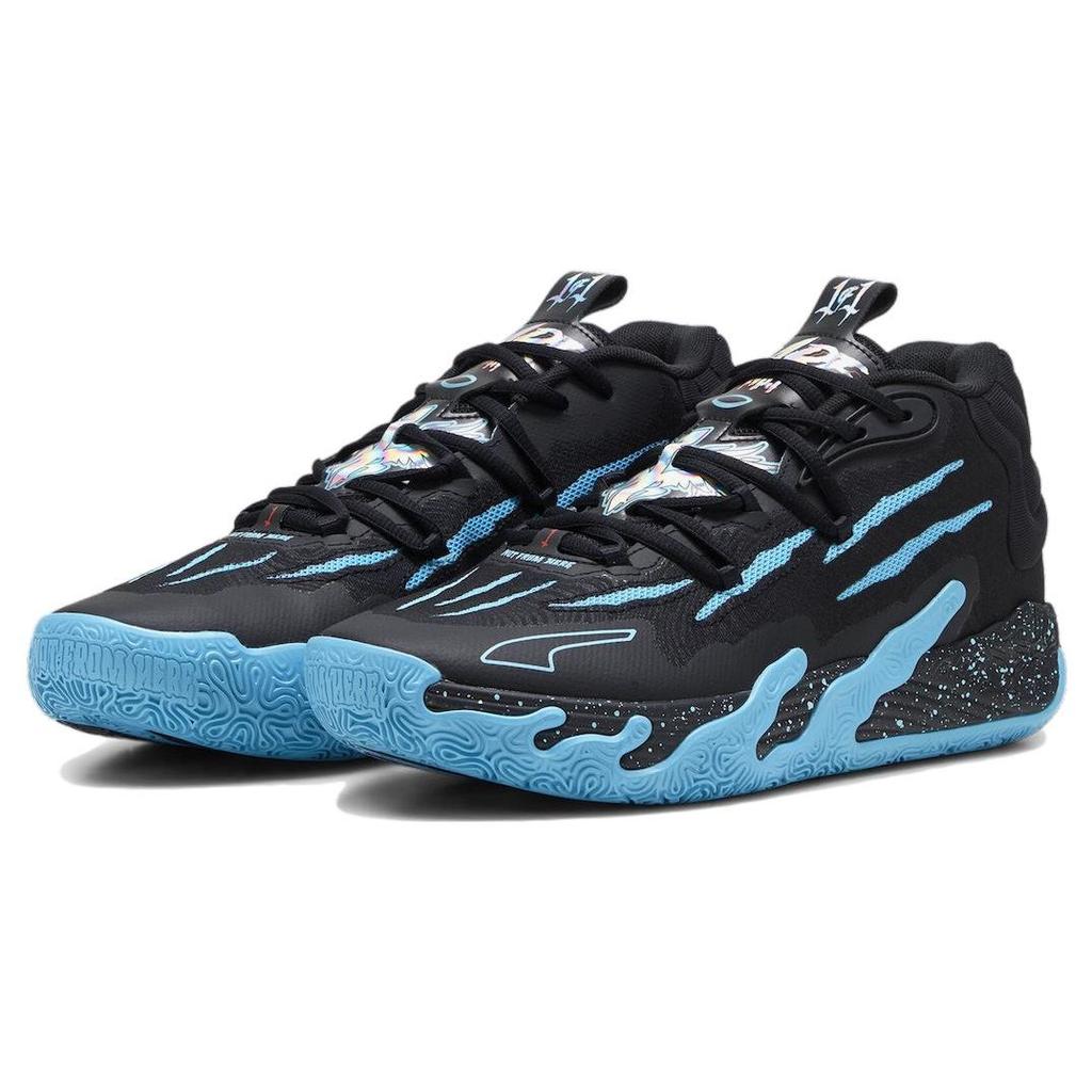 Puma MB.03 Blue Hive Unisex Sneakers Black Electric-Peppermint 379221-01