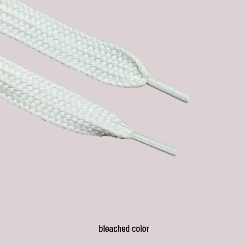 1,5 Zoll dicke flache Schnürsenkel für Schuhe mit großem Loch, Freizeit- oder weiße Schuhe - Pink, einlagig, ein Paar