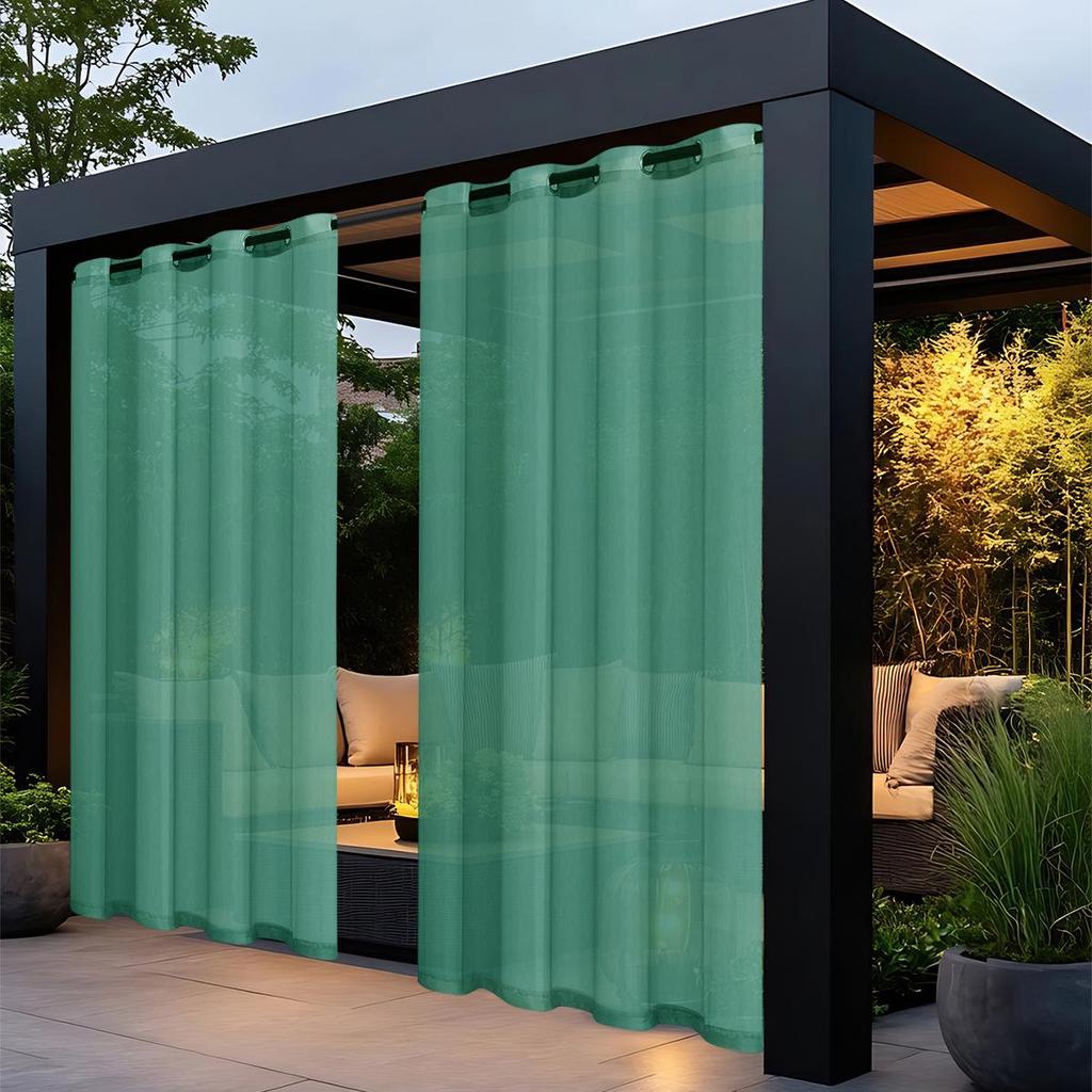 Solid Color Terylene Waterproof UV-Resistant Curtain