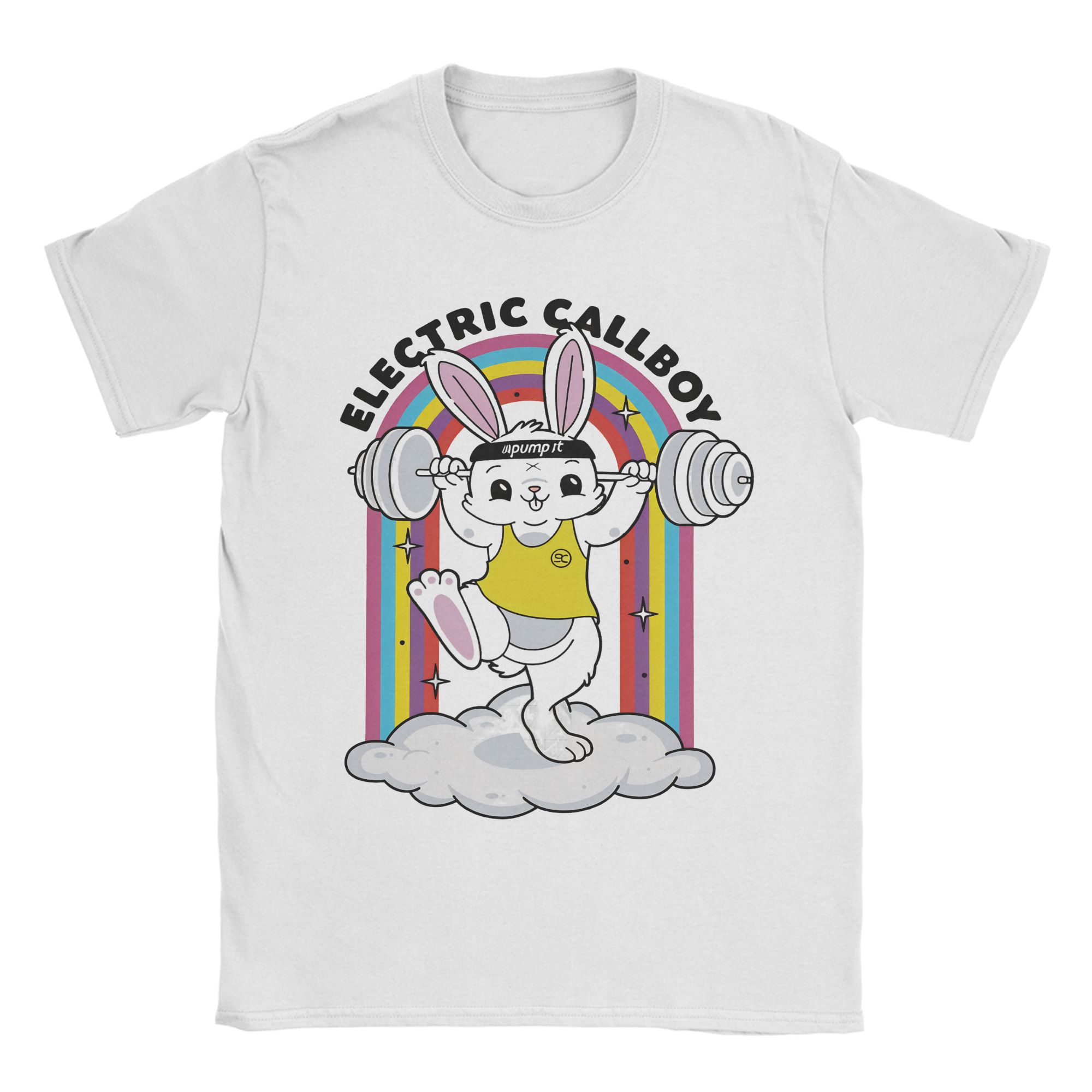 Men Women Graphic Printing Electric Callboy   Tee T Shirt 100% Cotton  T-shirts Clothes S