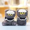 Kwon Ji Yong Plush Cat Keychain With Soft Short Pile For Girls Gift And Bag Decoration