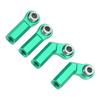 4PCS Metal Ball Joints for 110 RC Car M4 Thread 7.0mm CW Link Rod End Ball Heads 2 Elbow 2