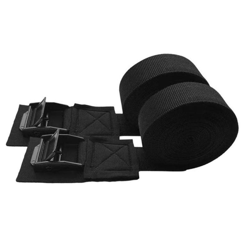 Heavy Duty Lashing Strap with Buckles 2.5x300cm 200lbs Load Adjustable Cargo Tie Down Strap For Luggage Bike Motorcycle