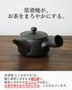 Tokoname-yaki Teapot (300ml) Made In Japan [Easy-to-clean Tea Strainer Included] Hand-painted by an Artisan, Featuring a Cherry Blossom and Mountain