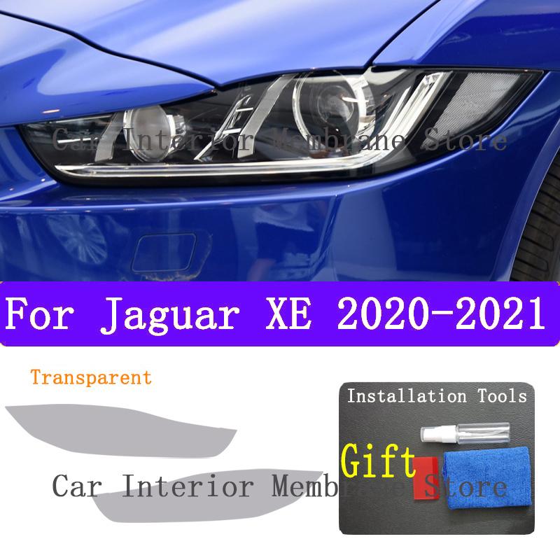 For Jaguar XE X760 Car Exterior Headlight Anti-scratch Front Lamp Tint TPU Protective Film Cover Accessories Sticker