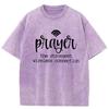 Newest Washed Shirt Prayer Definition Strongest Wireless Connection Christian Fall Clothes Aesthetic Mens Tops & Tees