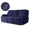 Waterproof Fabric Solid Color Polyester Recliner Chair Cover for Living Room Relax Armchair Slipcover Recliner Sofa Cover