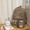 The Schoolbag Ins Is Sweet and Cute, and the Schoolbag for Junior High School Students Has High Value and Large Capacity.