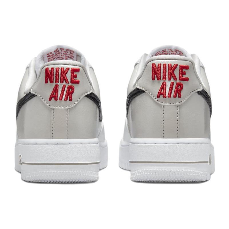 Nike Air Force 1 07 Essential White Iron Ore Patent Women's Sneakers DQ7570-001