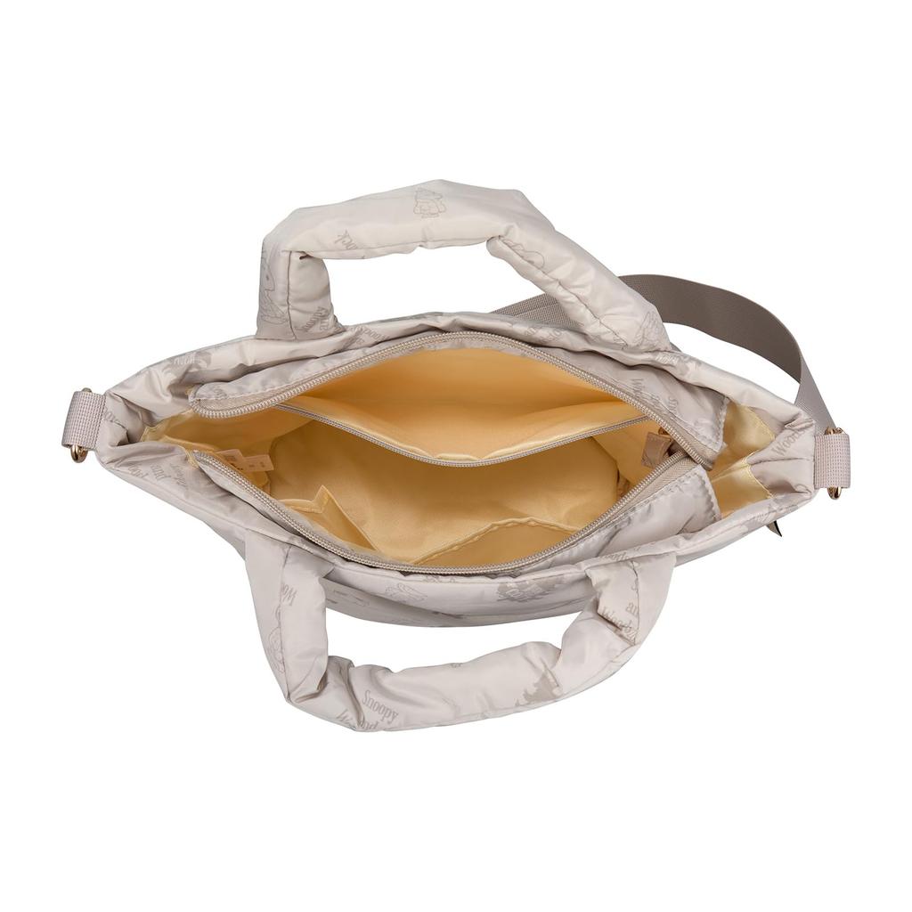 Snoopy 2-Way Tote Bag 6100 PN181. Ivory Down