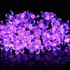 Solar Lichterkette Blume Außen Wasserdicht 100LED 12m Mehrfarbig Lichterkette 8