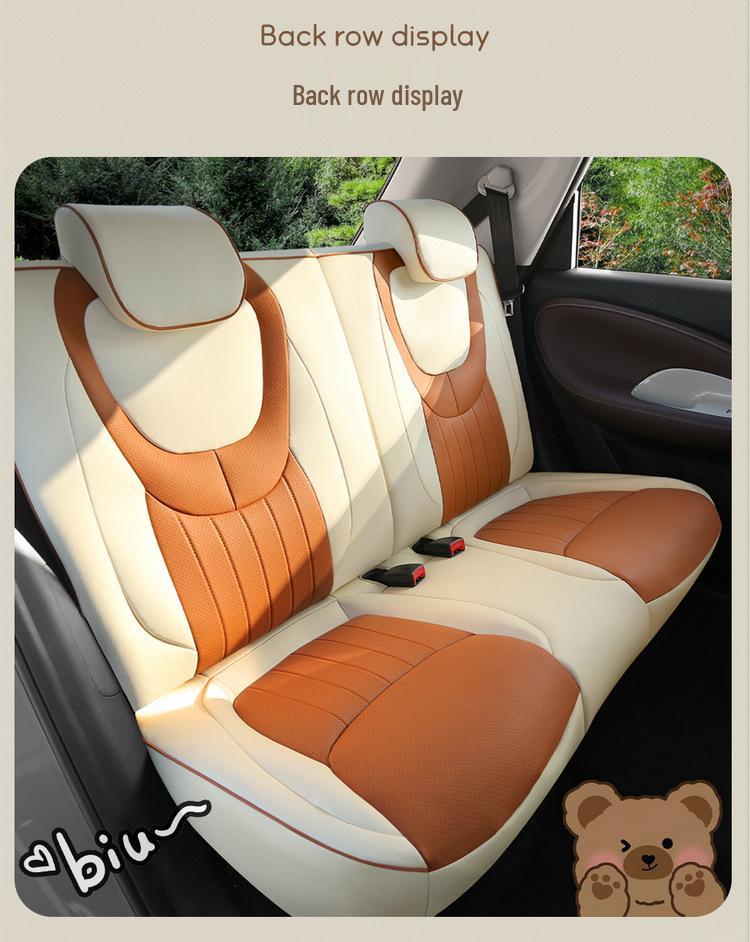 Wuling Hongguang Mini Gen 3 Leather Cartoon Seat Covers for Women