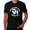 Support Your Local Street Cat T Shirt TShirt Simple Casual Short Sleeve Cotton TShirt