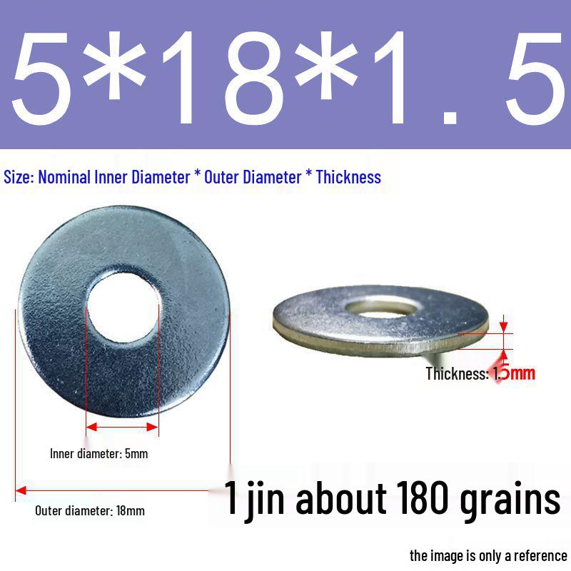 Galvanized Oversized Metal Washers M3-M60