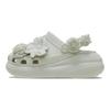 Crocs Crush Bouquet Clog Comfortable Versatile Classic Garden Shoes Women Clogs Linen 211448-0HZ