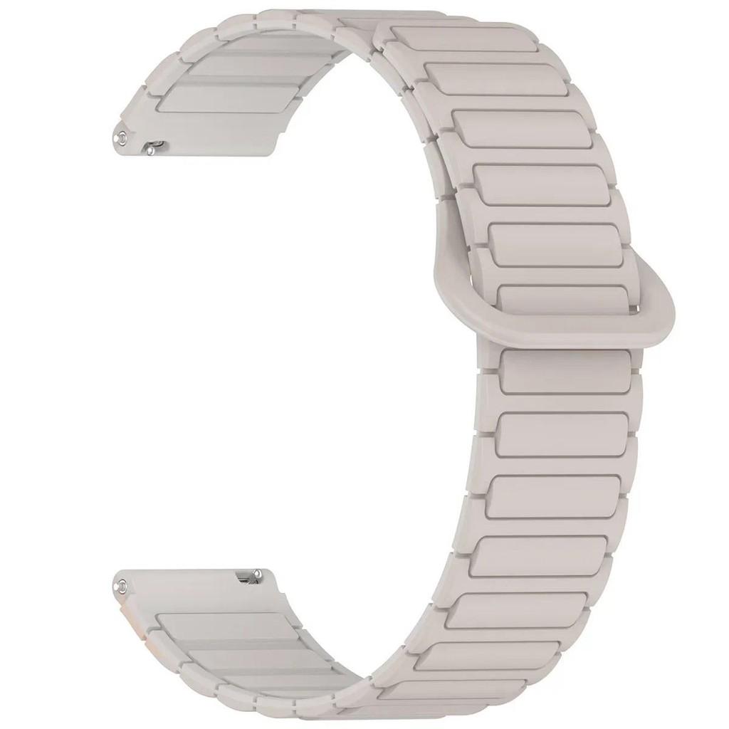 18mm 20mm 22 Mm Magnetic Coil For Samsung Galaxy Watch 7 6 5 4 5Pro 6 4 Classic Silicone Loop For Huawei Watch GT5 5Pro 46mm