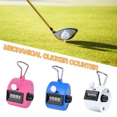 3 Pezzi Contatori Clicker Dimensioni Compatte Ampiamente Usati Meccanici 4 Cifre Conteggio Numeri Contatore Manuale Sport Accessori