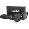 SUNGOD MIRAS Blue Mirror Sunglasses Men's Polarized Lens Glasses Retro Fashion Square Men's Sunglasses Sport SO1: with Box