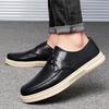 Fashion Genuine Leather men shoes lace up Breathable Casual Men oxfords  Shoes Man Moccasins Driving Brand men shoes Desginer