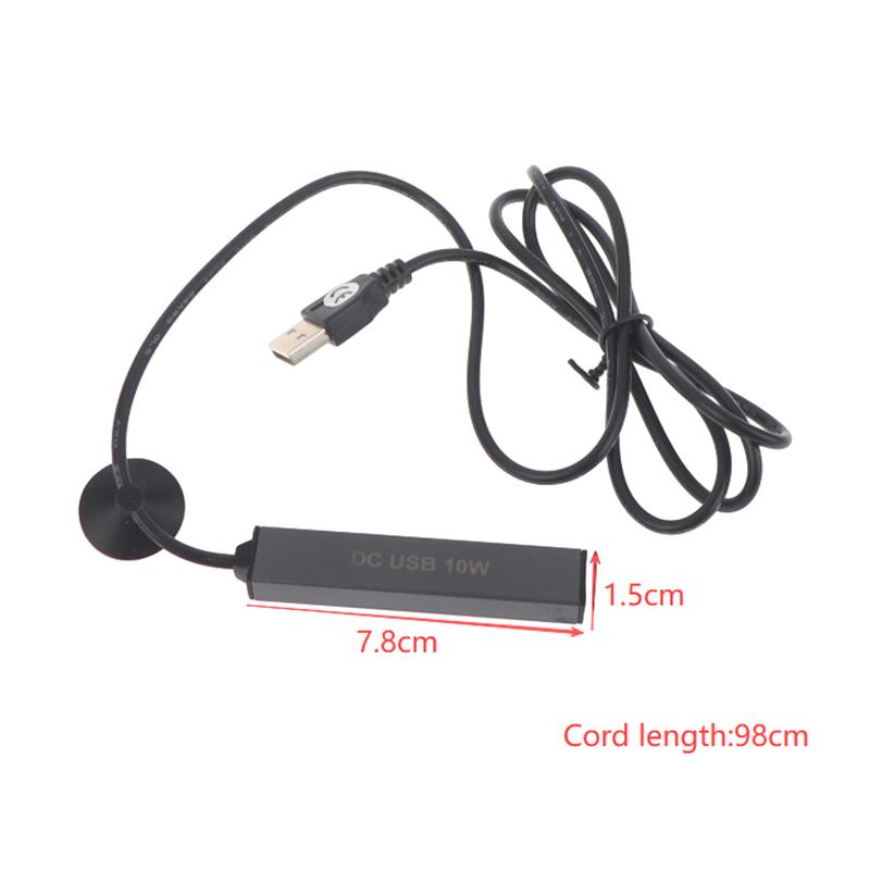 Hot Sale USB Mini Aquarium Heating Rod For Small Fish Tank Temperature Regulator Thermostat Heater 5/10W