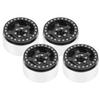 4pcs RC Car Wheel Professional Aluminium Alloy Replacement RC Wheel Rims for 1 10 RC Cars Black