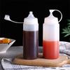 12/16/24oz Condiment Plastic Squeeze Bottle For Ketchup Oil Dispenser Transparent Salad Sauce Bottles Seasoning Kitchen Gadgets